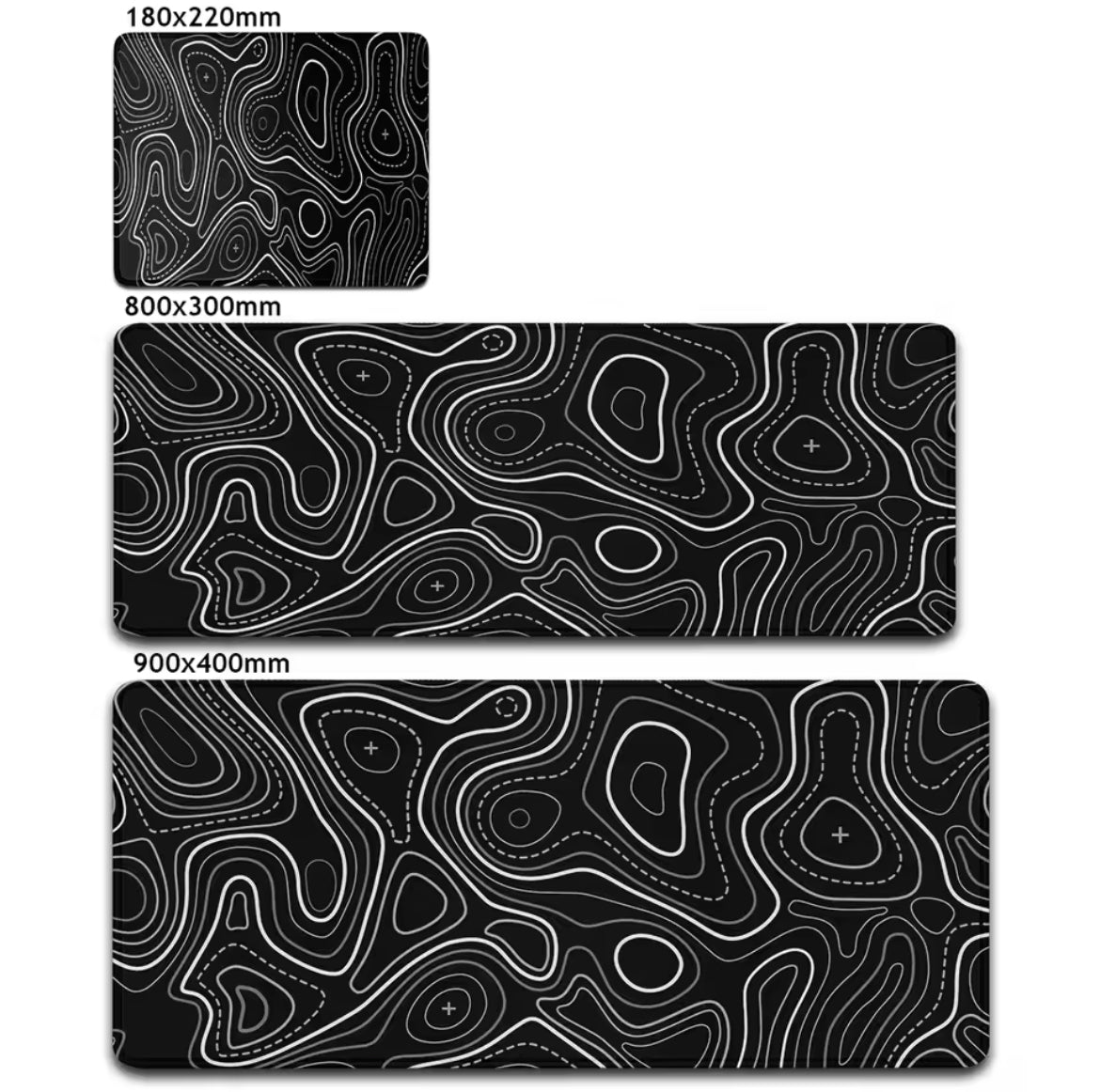 LIGHT BLACK GAMING MAOUSEPAD