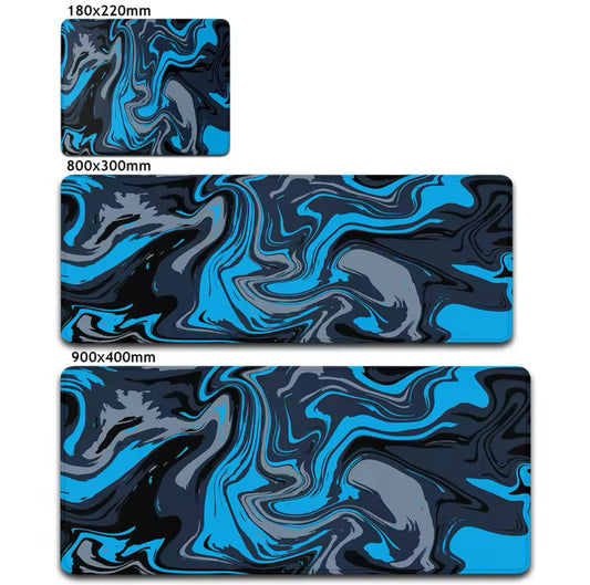 FUNKY BLUE ICE GAMING MOUSEPAD